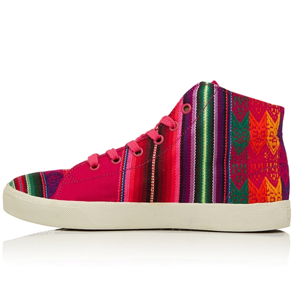 Inkkas Pink Multi-Color High-Top Sneakers - Picture 3 of 14